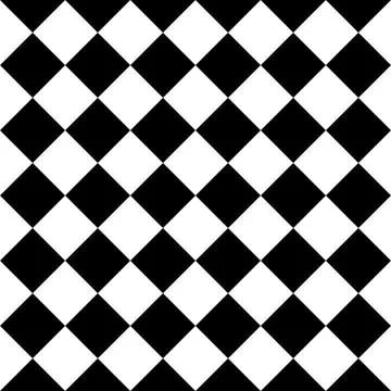 Checkered seamless background pattern of squares in diagonal arrangement Stock Illustration