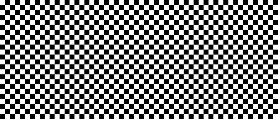 Checkered seamless pattern, abstract black and white background, square regular Stock Illustration