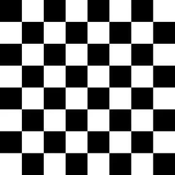 Checkered seamless pattern. Abstract wallpaper, black and white flooring illu Foto stock