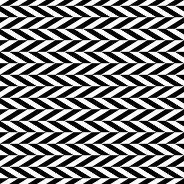 Checkered seamless pattern with alternating parallelogram. Optical illusion,  Illustrazione stock