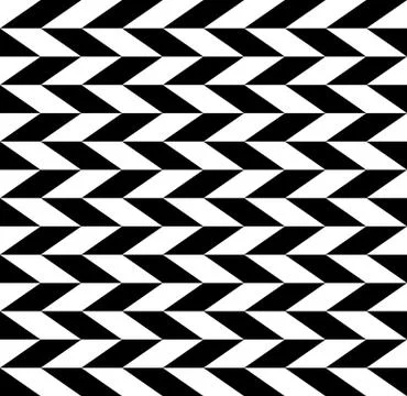 Checkered seamless pattern with alternating parallelogram. Optical illusion,  Stock Illustration