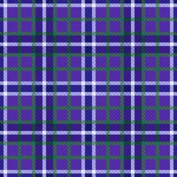 Checkered seamless pattern in violet hues Illustrazione stock
