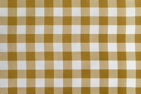 Checkered tablecloth for the table beige and white cells pattern. Illustrazione stock