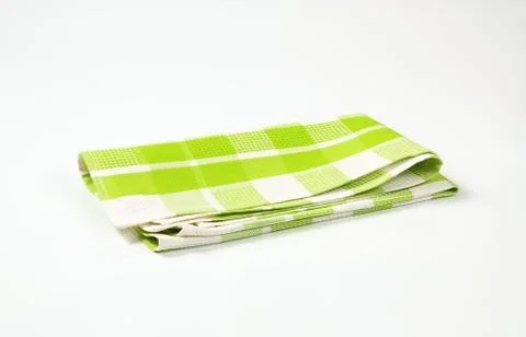 Checkered tea towel Stock Photos
