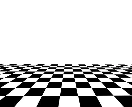 Checkered texture 3d background. Abstract white-black checkered background Illustrazione stock