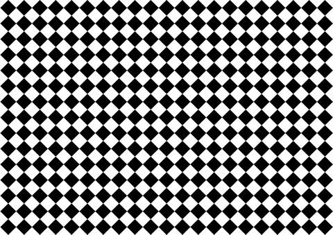 Checkered texture 3d background. The black and white square shape background Illustrazione stock