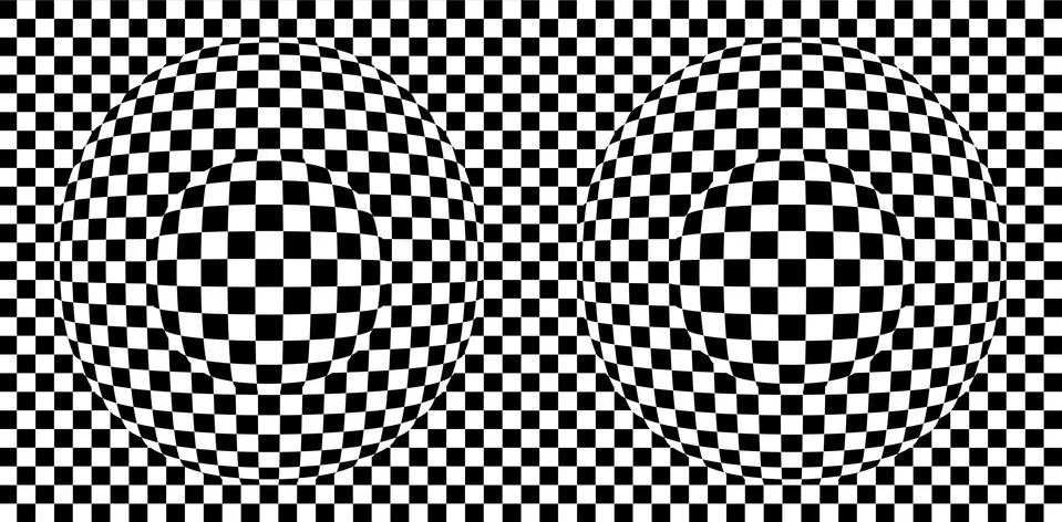 Checkered texture 3d background Stock Illustration