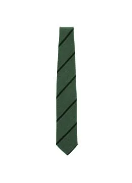Checkered tie close up on white background Stock Photos