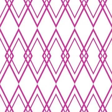 Checkered tile vector pattern or pink and white wallpaper background Stock Illustration