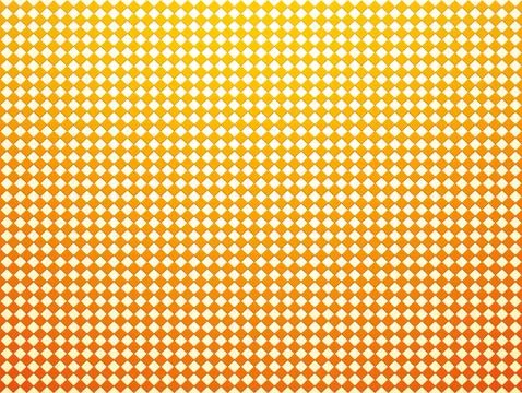 Checkered tile yellow background with vignette Stock-Illustration