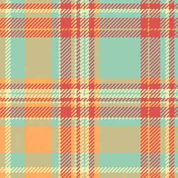 Checkered vector plaid fabric, trade seamless pattern texture. Spanish chec.. Stock Illustration