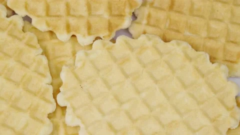 Checkered waffles rotate Stock Footage 131208095