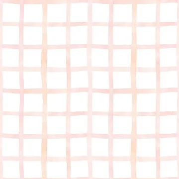 Checkered watercolor seamless pattern Stock Illustration