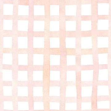 Checkered watercolor seamless pattern Stock Illustration