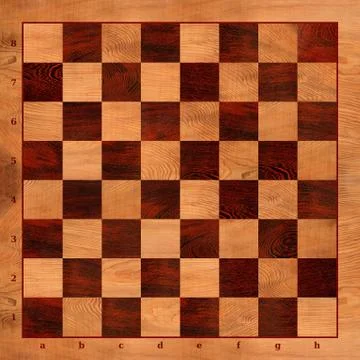Checkers game board Stock Illustration
