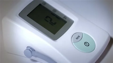 Checking Blood Pressure 27 closeup stylized 스톡 동영상 10744351