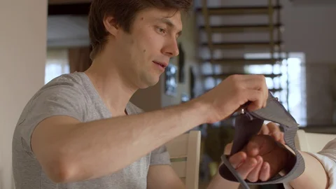 Checking of blood pressure Stock Footage 128697152