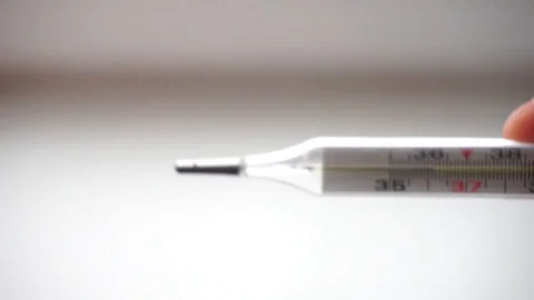 Checking body temperature Stock Footage 87455093