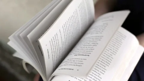 Checking the book Stock-Footage 144214676