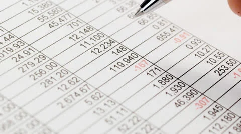 Checking business figures Vidéo 23255413