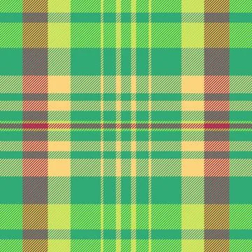 Checking check background fabric, place vector tartan plaid. Aesthetic text.. Stock Illustration