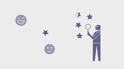 Checking Customer Reviews - Client Satisfaction - Seamless Looping Stock Footage 332970211