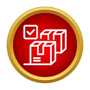 Checking delivery boxes for successful shipping logistics イラスト素材