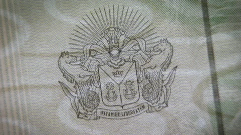 Checking the document for authenticity. Video stock 254589524