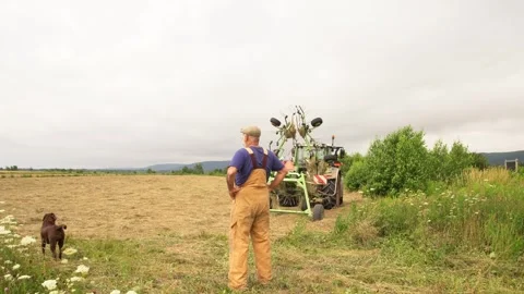 Checking the fields Stock Footage 246873974