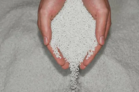 Checking granulate Stock Photos