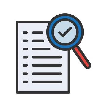 Checking icon vector image. Stock Illustration