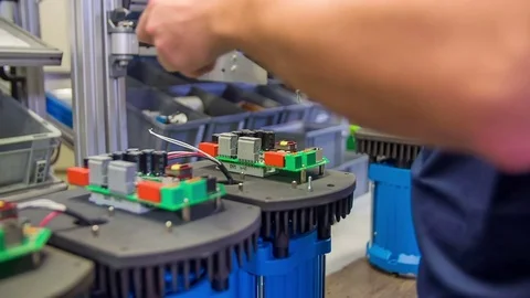 Checking the items and making sure they are perfect Stock Footage 77122945