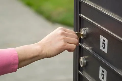 Checking the mail Stock Photos