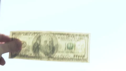 Checking money for fake Stock-Footage 135806704