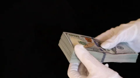 Checking money Video stock 42466260