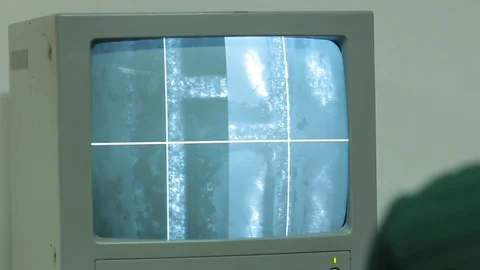 Checking monitors Stock Footage 77053141