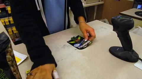 Checking out at walgreens Stock-Footage 45289552