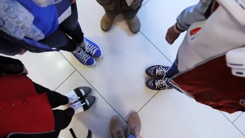 Checking passports before travel Stock Footage 89221311