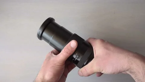 Checking the photo lens 4K Stock-Footage 89289988