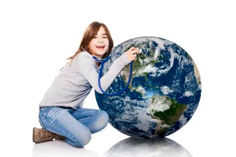 Checking the planet health Stock Photos