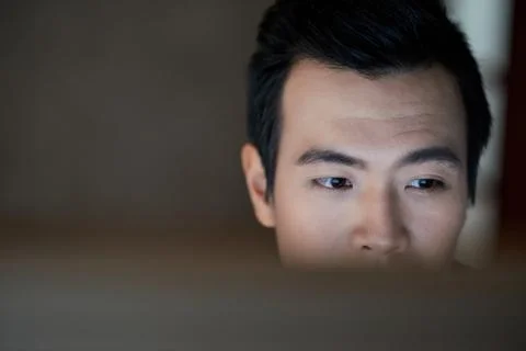 Checking programming code 写真素材