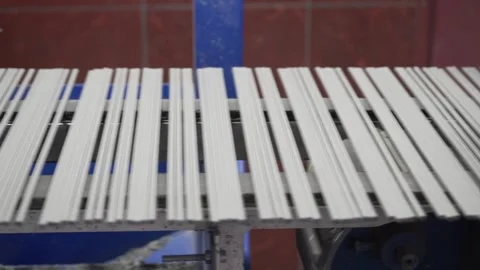 Checking the quality of coating of welding electrodes Stock Footage 252484521