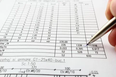 Checking quantities Stock Photos