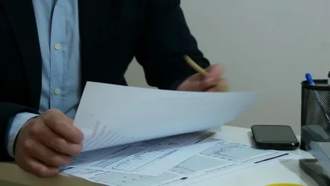 Checking the Results after Project Succes Stock Footage 71380949