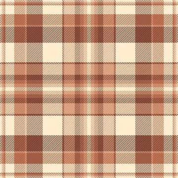 Checking seamless plaid pattern, stationary textile vector texture. Velvet .. Stock Illustration