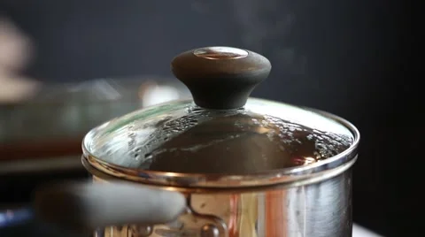 Checking steaming rice. Stock Footage 45493962