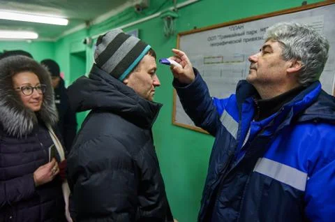 Checking the temperature Stock Photos