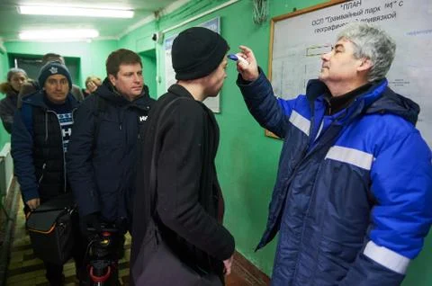 Checking the temperature Stock Photos