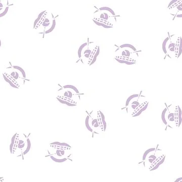 Checking tooth braces glyph seamless pattern 스톡 일러스트