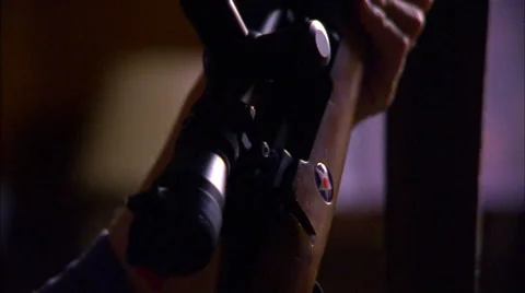 Checking the Trigger Stock Footage 62653541